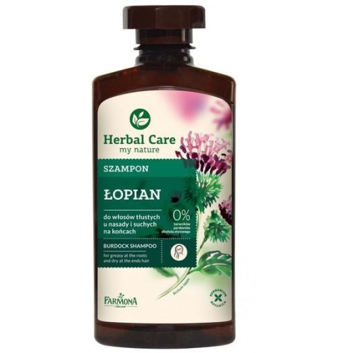 Farmona Herbal Care Shampoo for Oily Scalp Against Dandruff with Burdock 11.16 fl oz (330 ml)