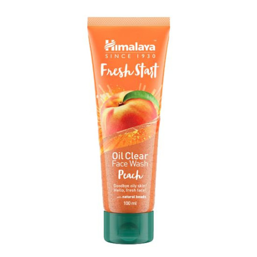 Himalaya Fresh Start Lemon Cleansing Gel for Men and Radiant Skin with Peach 3.38 fl oz (100 ml)