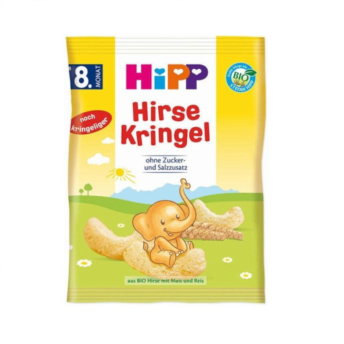 Hipp Organic Cereal Sticks with Millet for Babies and Children 8+ Months 1.06 oz (30 g)