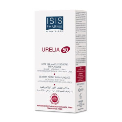 Isis Pharma Urelia Protective Emollient Body Cream with 50% Urea for Elastic Skin 1.35 fl oz (40 ml)