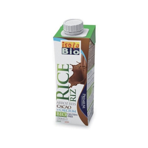 Isola Bio Organic Gluten-Free Rice-Cocoa Drink with Calcium 8.45 fl oz (250 ml)