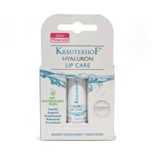 Krauterhof Hyaluron+ Moisturizing Lip Balm with Hyaluronic Acid 0.17 oz (4.8 g)