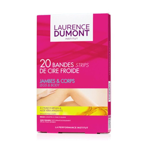 Laurence Dumont Hair Removal Strips for Body with Argan Oil and Aloe Vera 20 pcs