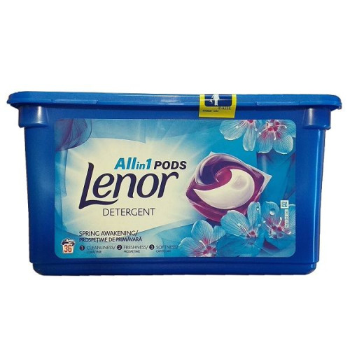 Lenor All in 1 Pods Spring Awakening Gel Laundry Capsules 7.99 lb (3626.4 g)
