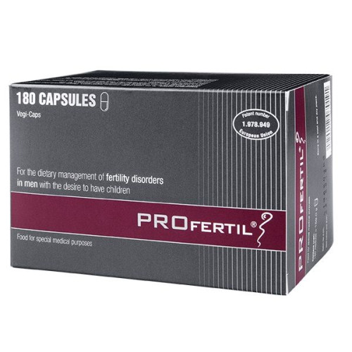 Profertil for Men for Sterility and Reduced Fertility 180 Capsules