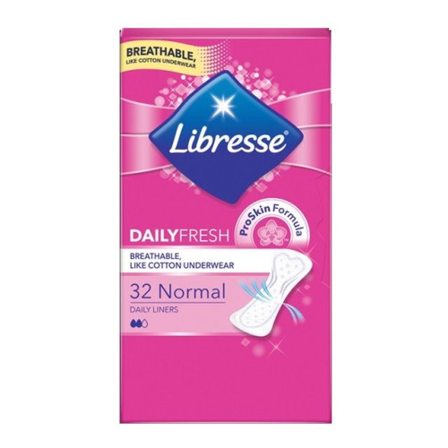 Libresse Daily Fresh Daily Sanitary Pads Daily Lainers 32 pcs
