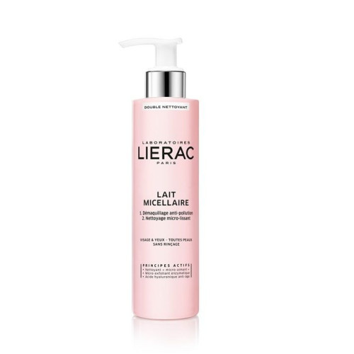 Lierac Double Nettoyant Double Cleansing Micellar Milk for the Face 6.76 fl oz (200 ml)