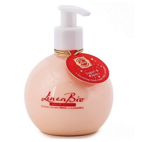 Linea Bio Hand Cream Yogurt and Papaya Deeply Nourishing with Yogurt and Papaya 8.45 fl oz (250 ml)