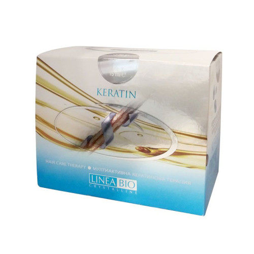 Linea Bio Keratin Hair Lotion with Keratin 8 Ampoules