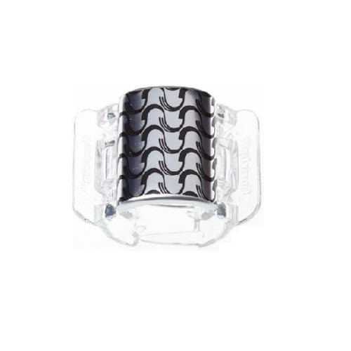 Linziclip Midi Hair Clip Silver Waves