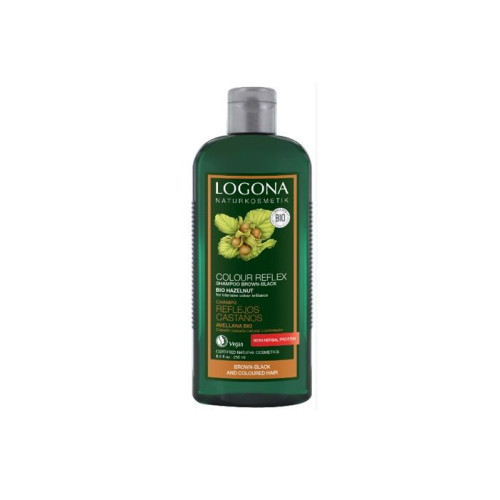 Logona Organic Shampoo for Chestnut or brown-dyed Hair 8.45 fl oz (250 ml)