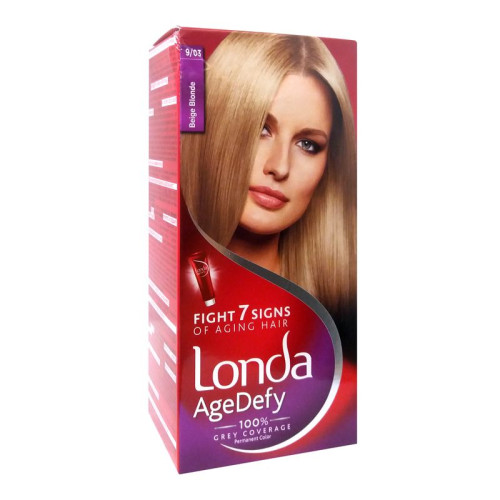 Londa Age Defy Cream Hair Color for Full Coverage of Gray Hair Color 9/03