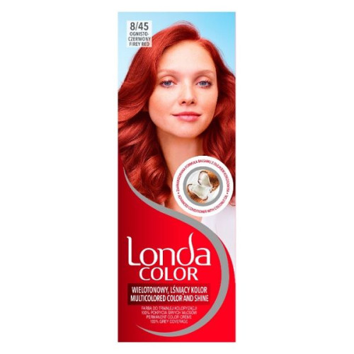Londa Color Permanent Cream Hair Color 8/45 Fiery Red