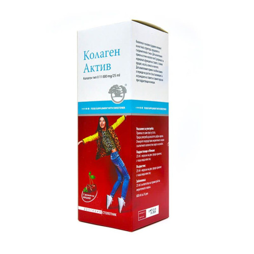 Drogerie Stoletnik Collagen Active Syrup for Joints and Muscles Type Ii 20.29 fl oz (600 ml)