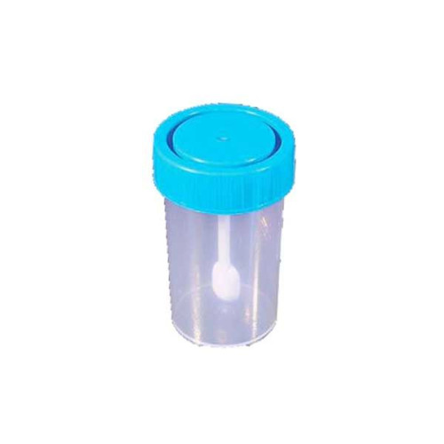 Ecomet 90 Sterile Container for Feces with Cap and Wing 0.51 fl oz (15 ml)