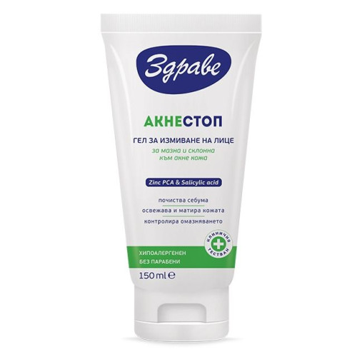 Aroma Health Acne Stop Antiseptic Cleansing Gel for Oily Skin 5.07 fl oz (150 ml)