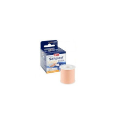 Medica Sanplast Classic Extra Strong Breathable Adhesive Bandage for Securing Dressings 1.97"/5.47 yd (5 cm/5 m) 1 pc