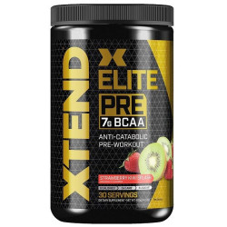 Xtend Elite Pre BCAA Pre-Workout Product with Strawberry and Kiwi Flavor 14.29 oz (405 g)