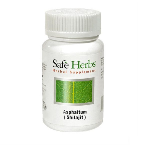 Safe Herbs Asphaltum Shilajit 250 mg 60 Capsules