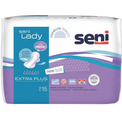 Seni Lady Extra Plus Urological Pads for Women 15 pcs