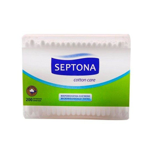 Septona Cotton Ear Sticks in a Box 200 pcs