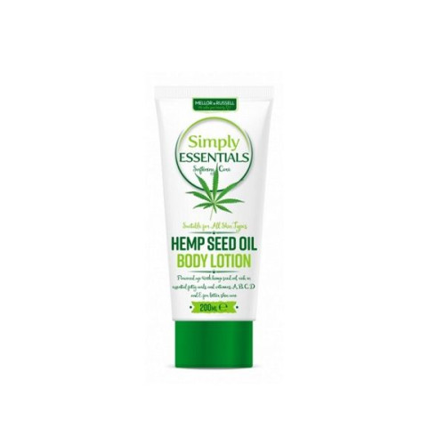 Simply Essentials Hemp Seed Oil Moisturizing Body Lotion with Hemp Seed Oil and Vitamin E 6.76 fl oz (200 ml)