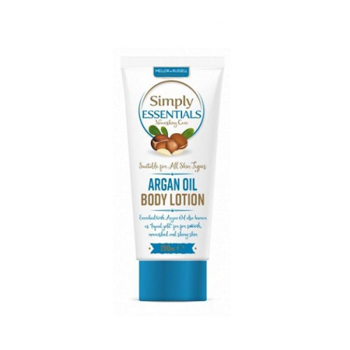 Simply Essentials Argan Oil Body Lotion with Argan Oil and Vitamin E 6.76 fl oz (200 ml)