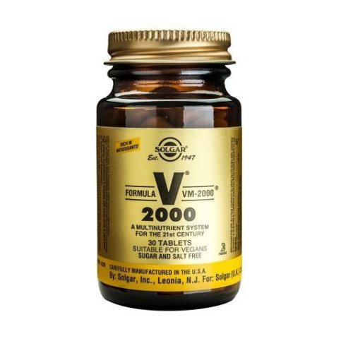 Solgar Formula Vm Formula VM-2000 Vitamin Complex for a Healthy Body 30 Tablets