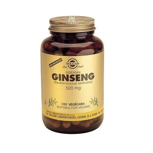 Solgar Siberian Ginseng for More Energy and Tone 100 Capsules
