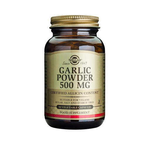 Solgar Garlic for Weak Immune System Natural Immune Stimulant 500 mg 90 Capsules