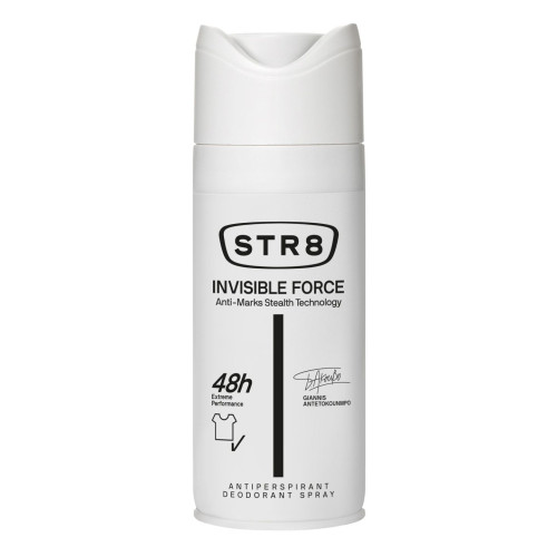 STR8 Invisible Force Anti-Perspirant Deodorant for Men with 48-hour Protection 5.07 fl oz (150 ml)