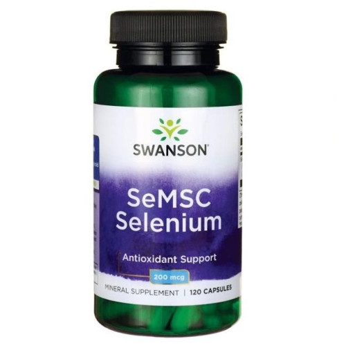 Semsc Selenium for Good Brain Function 200 mcg 120 Capsules