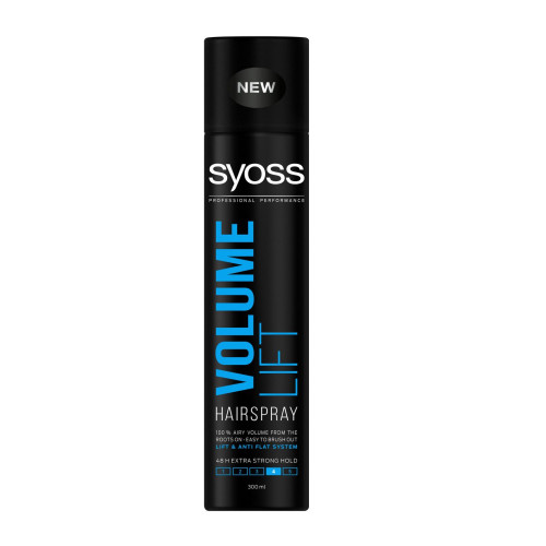 Syoss Volume Hair Spray with Lifting Effect for Extra Strong Hold 10.14 fl oz (300 ml)