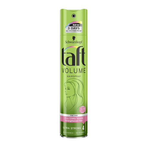 Taft Volume Hair Spray for ultra-strong Hold and Volume 8.45 fl oz (250 ml)