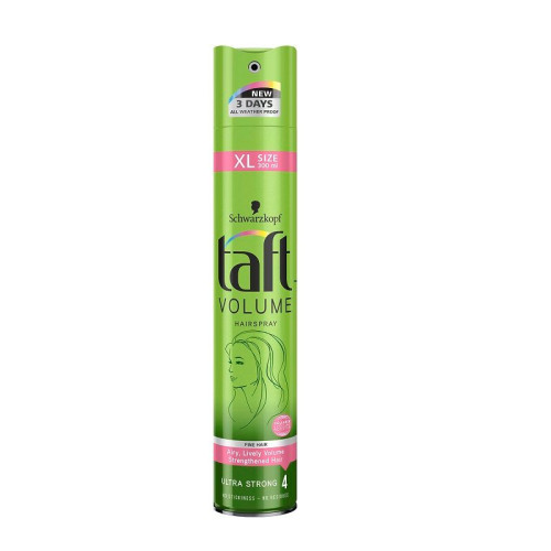 Taft Volume Hair Spray for ultra-strong Hold and Volume 10.14 fl oz (300 ml)