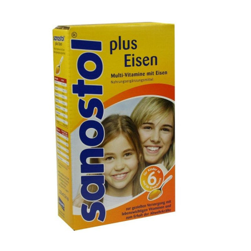 Takeda Sanostol Multivitamin Syrup with Iron for High Immunity for Children 6+ 7.78 fl oz (230 ml)