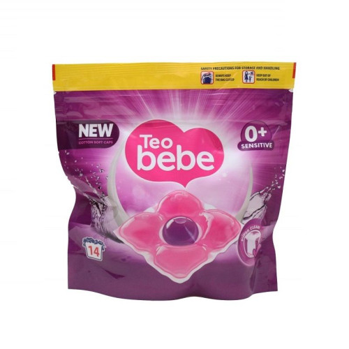 Teo Bebe Concentrated Laundry Detergent for Automatic Washing of Baby and Children's Clothes 14 pcs