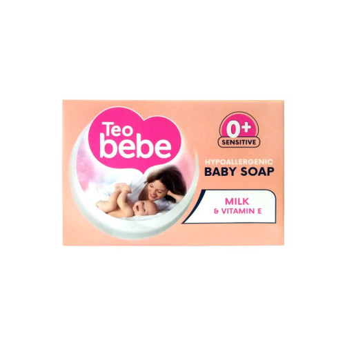 Teo Bebe Baby Cream Soap with Rice Milk Extract 2.65 oz (75 g)