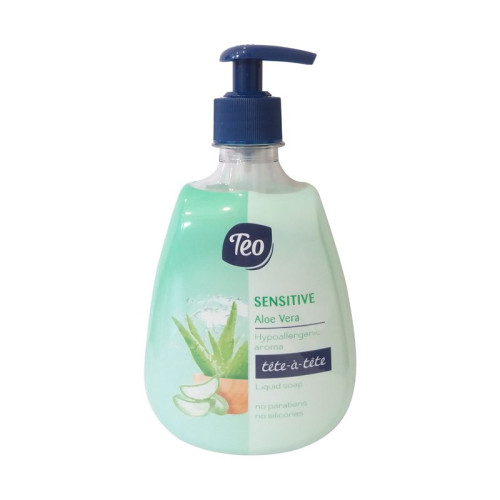 Teo Sensitive Liquid Soap with Aloe Vera for Sensitive Skin 13.53 fl oz (400 ml)