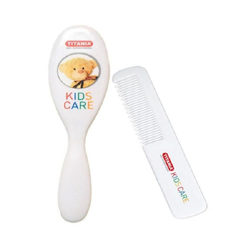 Titania Kids Care Children's Comb and Hairbrush - 1295