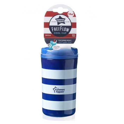 Tommee Tippee Free Flow Thermos Cup with Foldable Spout for Children 18+ Months 12.85 fl oz (380 ml)