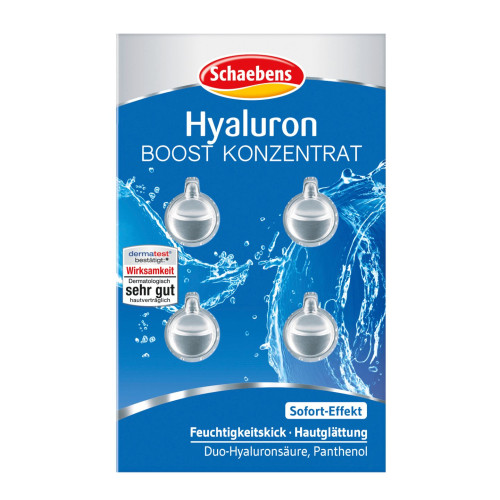 Schaebens Regenerating Face Capsules with Hyaluronic Concentrate 0.01 fl oz (0.4 ml) 4 pcs