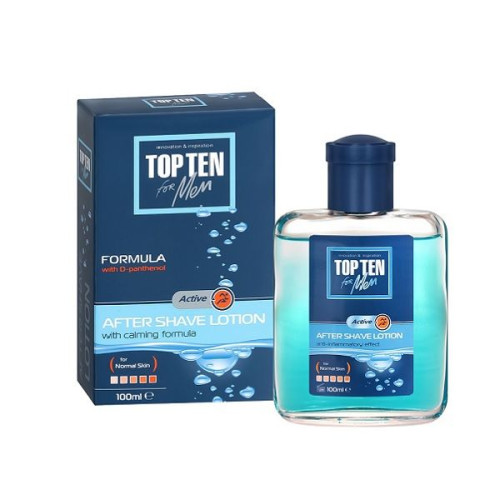 Top Ten Active with D-panthenol After Shave for Men 3.38 fl oz (100 ml)