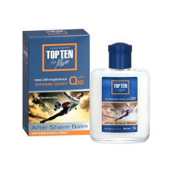 Top Ten Dynamic Sport with Q10 After Shave Balm for Men 3.38 fl oz (100 ml)