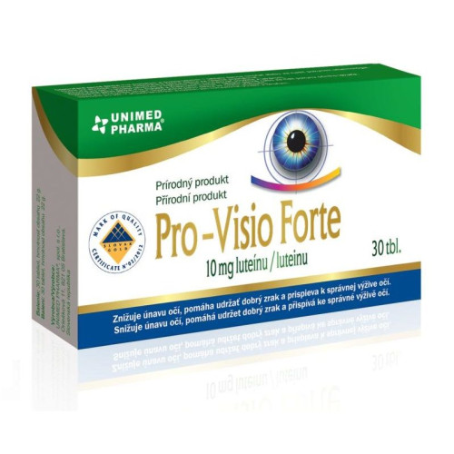 Unimed Pharma Pro Visio Forte Improves Vision and Relieves Eye Strain 30 Tablets