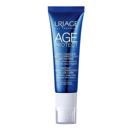Uriage Age Protect Lifting cream-filler with Hyaluronic Acid Against Wrinkles with Immediate Action 1.01 fl oz (30 ml)