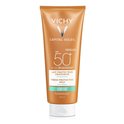 Vichy Ideal Soleil Moisturizing Milk for Face and Body SPF 50+ 10.14 fl oz (300 ml)