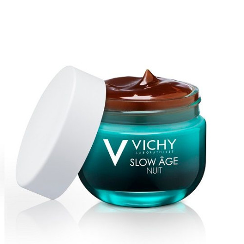 Vichy Slow Age Anti-Aging Night Cream and Mask in One for the Face 1.69 fl oz (50 ml)