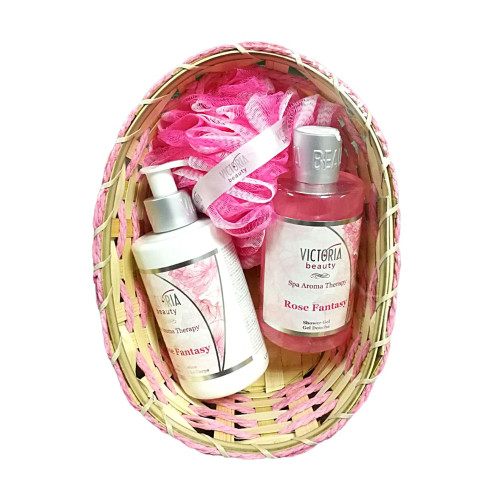 Victoria Beauty Spa Rose Fantasy Gift Set Lotion and Body Shower Gel