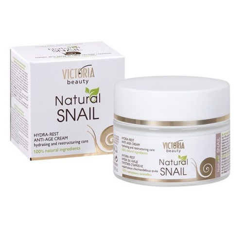 Victoria Natural Anti-Aging Day Cream with Snail Extract 1.69 fl oz (50 ml)
